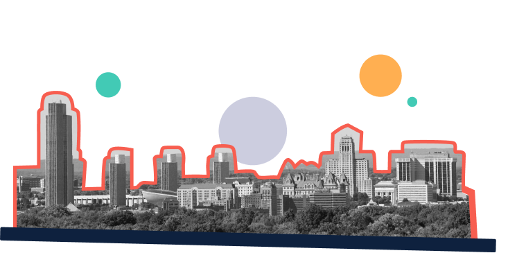 Skyline of Albany, NY