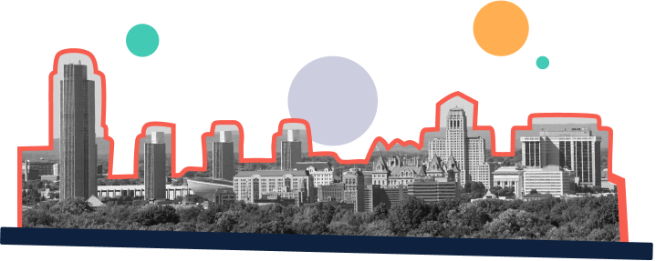 Skyline of Albany, NY
